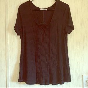 🌸2 for $10🌸 Black ribbed top